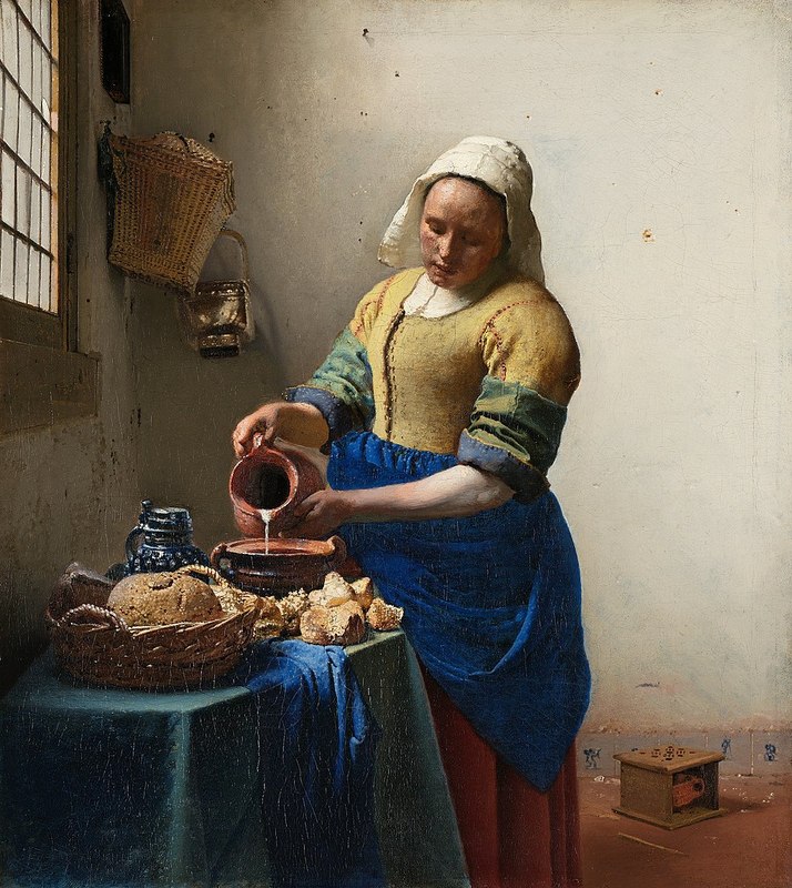 Tuinposter 'Melkmeisje - Johannes Vermeer'