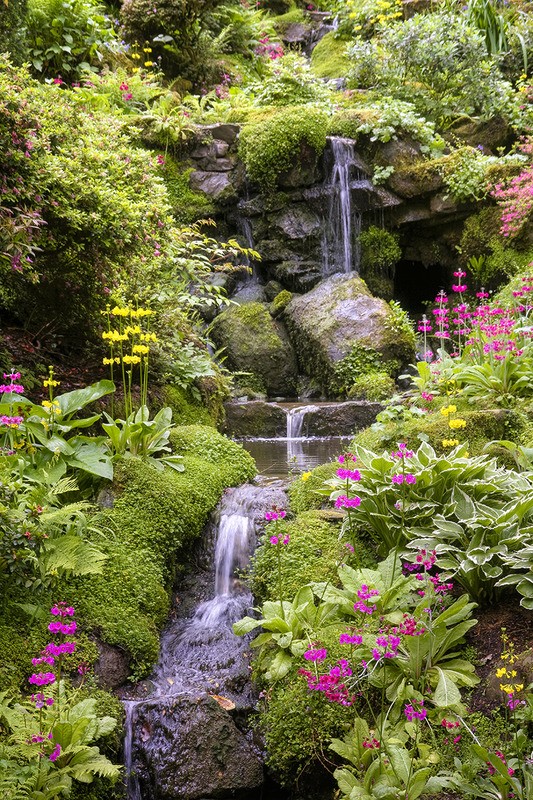 Tuinposter 'Watertrappetje'