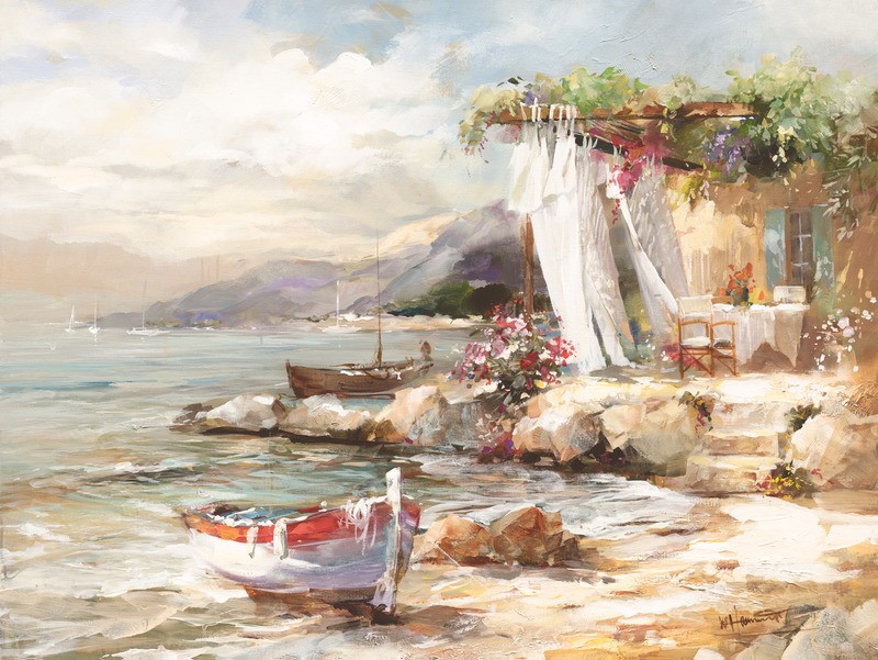 Tuinposter 'Willem Haenraets - Strand'