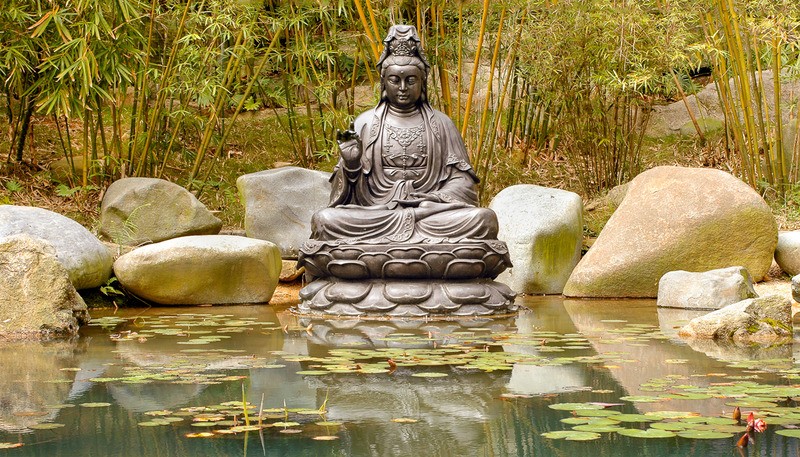 Tuinposter 'Buddha'