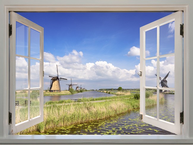 Teun's Tuinposters - Kinderdijk