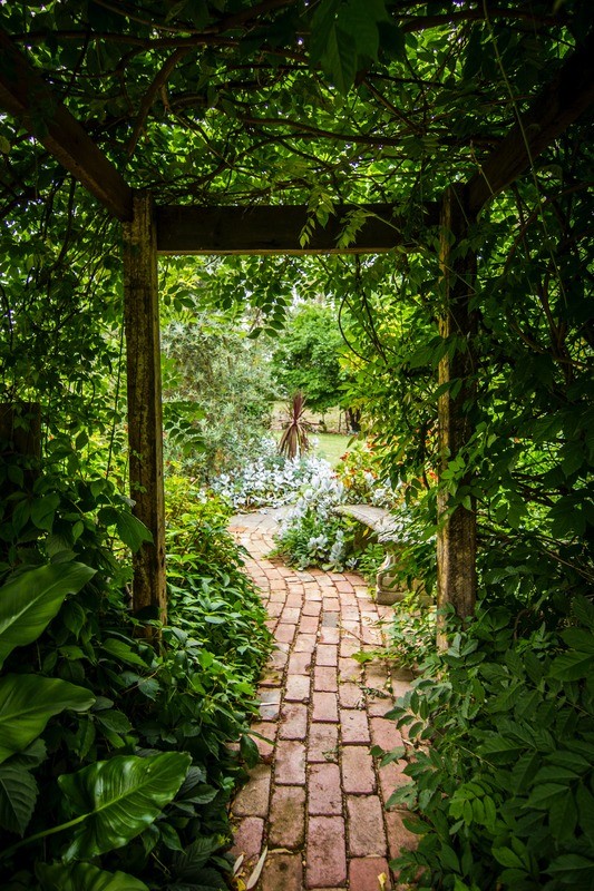 Tuinposter 'Poort naar tuin'