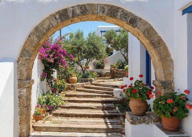 Teun's Tuinposters - Witte boog 