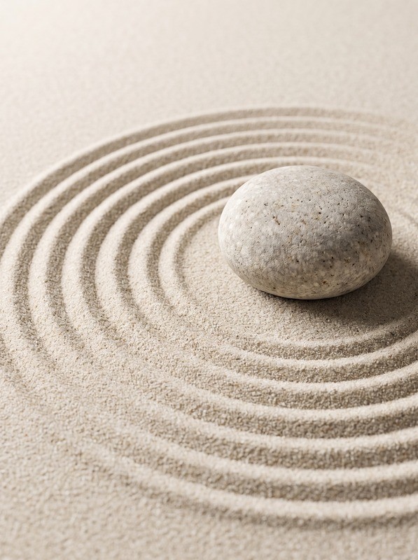 Tuinposter 'Zen (verticaal)'