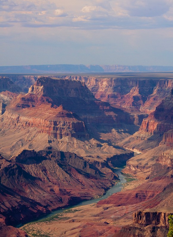 Tuinposter 'Grand Canyon met rivier'
