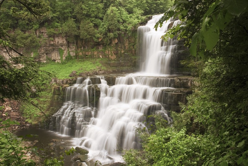 Tuinposter 'Waterval'