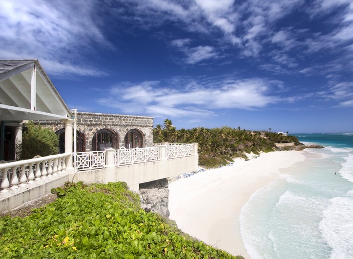 Tuinposter 'Het Strandhuis'